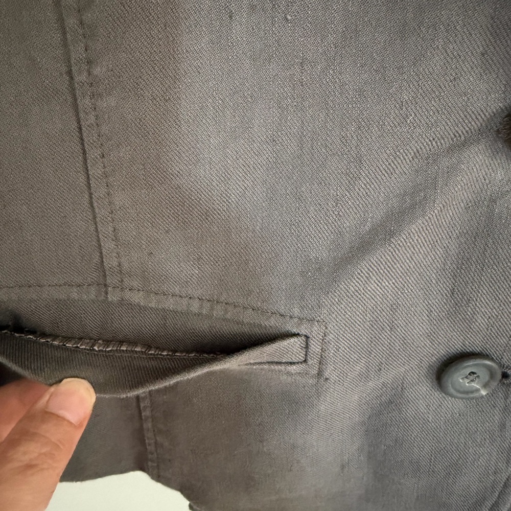 Peruvian Connection Blazer Jacket Linen Blend Siz… - image 4